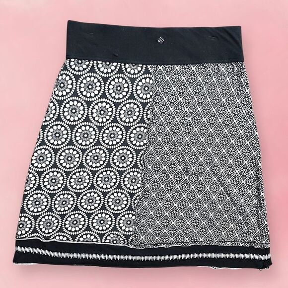 Prana A-Line Knee Length Jersey Knit Skirt Womens Small - Picture 5 of 9